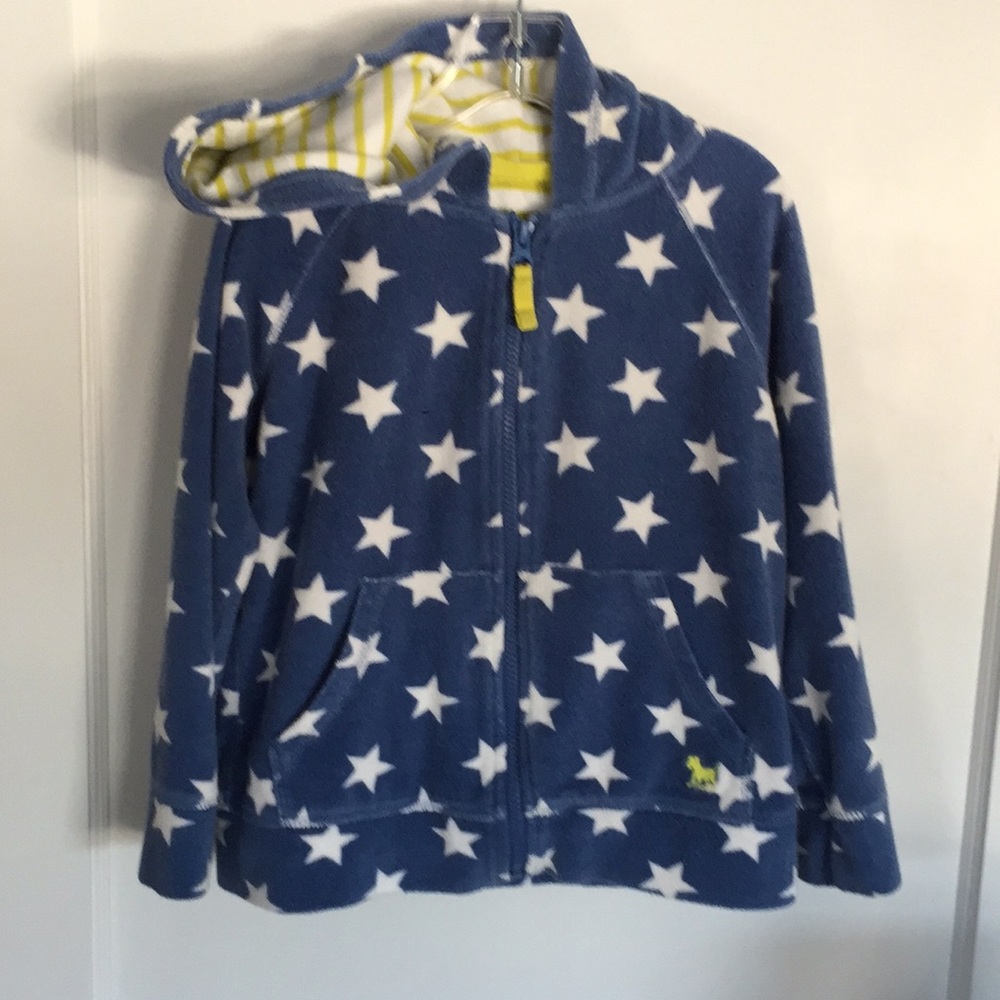 Mini Boden Terry Cloth Hoodie Size 6-7 Stellar!